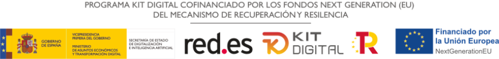 Página web subvencionada por Kit Digital